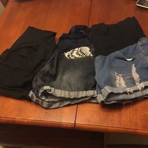 Maternity shorts bundle (3 pair!)
